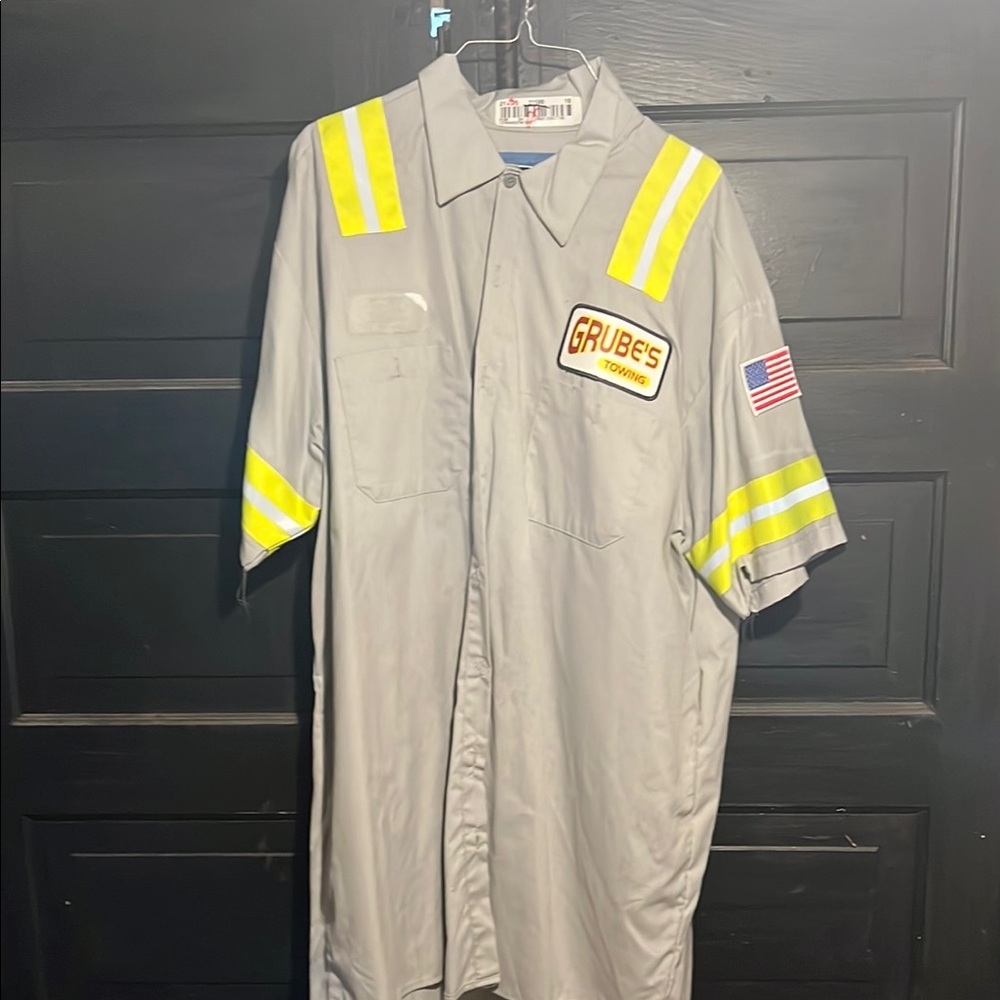 Men's Gray Casual Button Down Shirt